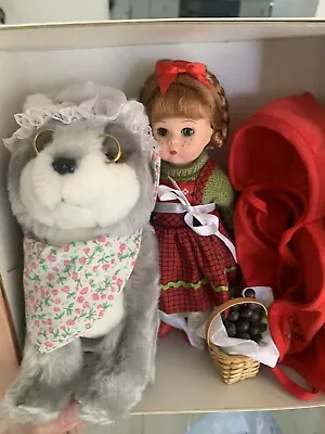 MADAME ALEXANDER 8”Doll LITTLE RED RIDING HOOD & Wolf. See Notes • $99