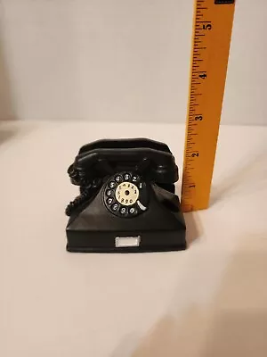 Rare Vintage Telephone Collectible Figurine~Sticky Note/Business Card Holder • $13