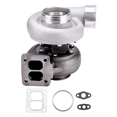 GT45 Turbo A/R .66 A/R 1.05 T4 Oil Cold 3.5  V-band Outlet Clamp Turbocharger • $296.86