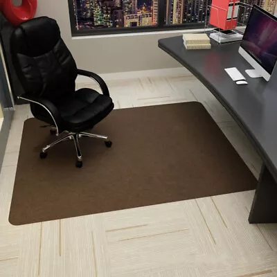 Non-slip Floor Mat Desk Floor Mat Swivel Chair Foot Pad Floor Protection Pad • £12.98