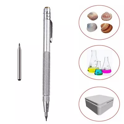 Hand Tools Scriber Pen 14cm Aluminium Ceramic For Engraving Metal Sheet • $7.38