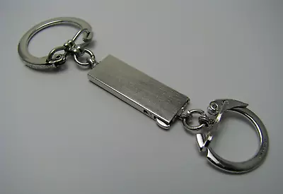 STERLING SILVER KEY RING STERLING SILVER DOUBLE RING KEY HOLDER FOB By MH NoMono • $145