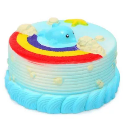 $13.65 • Buy Jumbo S Quishi Cake Cute S Quishy Food Scented Slow Rising Anti Stress Toy