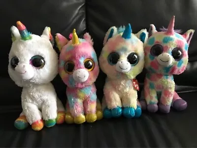 Ty Beanie Boos Unicorns.   9”.                     (Lot: 6) • $29