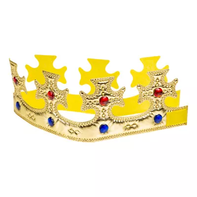 King Crowns For Men Party Costume Headgear Crowns For Kids KIng Caps • $7.92