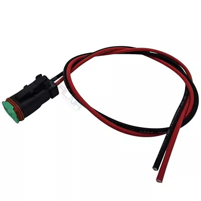 Dt06-2s Deutsch Plug With Lead 18 Awg Red Black Wire Xlpe 125c • $10