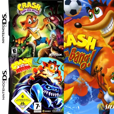 Crash Bandicoot Nintendo DS Retro Games - Choose Your Game - Collection • £23.99