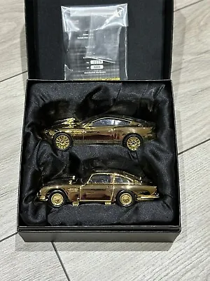 Corgi CC99171 Ltd Edition Aston Martin DB5 & V12 Vanquis 24 Ct Gold Plated 3159 • £159.99