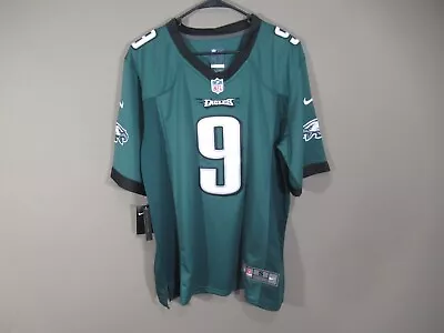 Nick Foles #9 Philadelphia Eagles Men's Throwback Player Jersey Midnight Green • $44.99