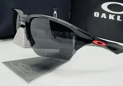 Custom OAKLEY Black FLAK BETA +(aftermarket) Black POLARIZED Sunglasses NEW! • $66.99