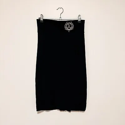 Wheels And Doll Baby Monogram Black Ponte Skirt Size 3 • $50