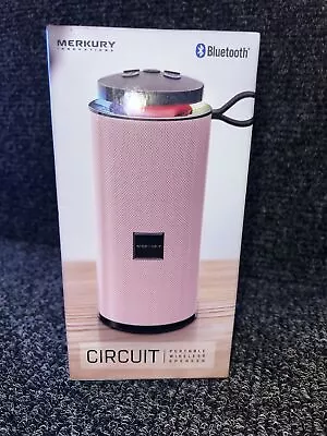 Bluetooth Merkury Circuit Portable Wireless Pink Lightweight Speaker • $20