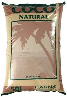 £29.80 • Buy 50L, 25L & 10L CANNA Coco Natural Coir HYDROPONIC Growing Media Soil Tent Carbon