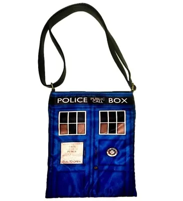Dr Who Tardis Police Box Crossbody Leatherback Bag • £24.11