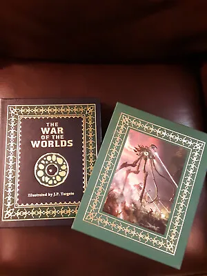 Easton Press Limited Signed Ed. H.G. Wells's WAR OF THE WORLDS - J. P. Targete • $177.77