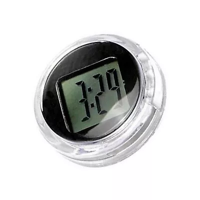 Mini Waterproof Motorcycle Digital Clock Watch W/ Stick Motorbike Time Display • $5.14