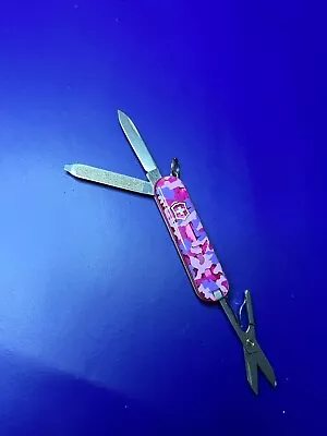 Victorinox Classic SD Swiss Army Knife 58mm Pink Camo • $14