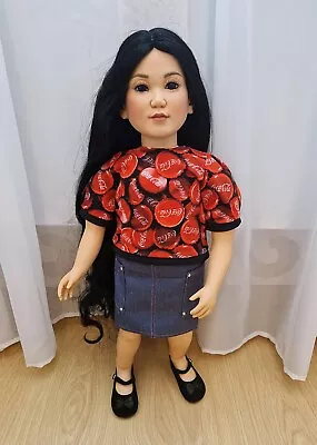 My Twinn Doll Clothes Clothes For Dolls 18 Inch Denim Skirt T-shirt • $29