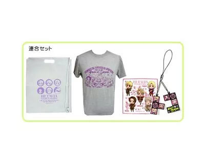 Hetalia World Series Allied Forces Goods Set Movic T-shirt Strap Towel Bag New • $34.19