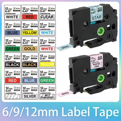 Compatible Brother P-Touch TZe-231 TZ Label Tape Printer 6mm 9mm 12mm 24mm 36mm • £5.08