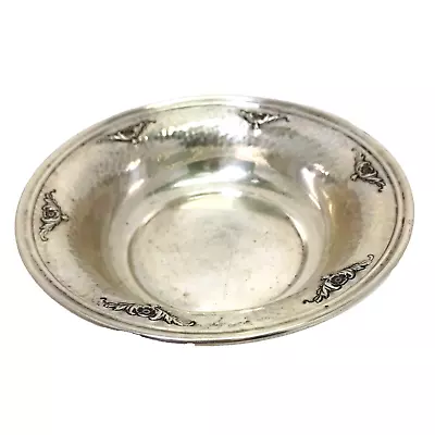 Wallace Vintage Sterling Silver 1  X 5.5  Floral Bowl No. 30615 • $9.99