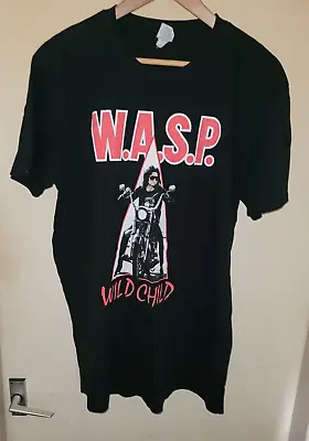 WASP T Shirt Size XL Wild Child Metal Rock Blackie Lawless W.A.S.P. • £19.99