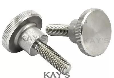 £33.21 • Buy Knurled Thumb Screws A1 Stainless Steel Hand Grip Knob Bolts M3 M4 M5 M6 M8 M10 