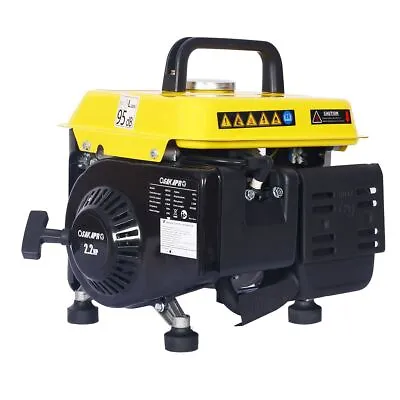 Portable Generator Low Noise Gas Powered Inverter Generator 900 Watt Outdoor • $130.12