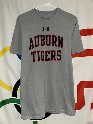 Under Armour Auburn Tigers T Shirt Mens Medium Football Basketball Short Sleeve • $11.97