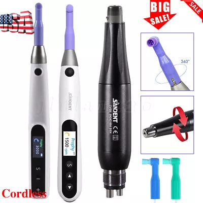 Dental Cordless Hygiene Prophy Handpiece 360° Swivel /Nose Cone Air Motor 4H 2TY • $339.98