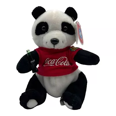 Vintage Kroger Coca Cola Mini Panda Bear Zoo Atlanta 1999 Holding Bottle • $4.99