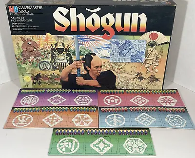 Shogun 1986 Game 5 Army Cards Replacement Pieces ONLY Milton Bradley • $15.87