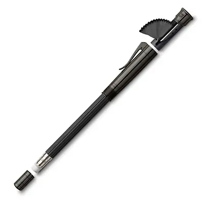Graf Von Faber Castell Perfect Pencil Magnum Black Edition Titanium Cap 118530 • $335