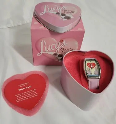 Avon 2005 Lucy's Chocolate Factory I Love Lucy Watch Collector's Tin  • $14.99