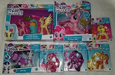 My Little Pony Movie Lot Friendship Is Magic NIB 8 Pc Pinkie Fluttershy++ 2017 • $28.99