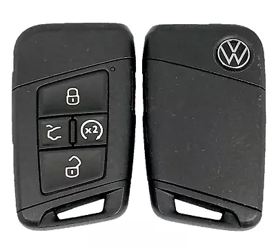 OEM Volkswagen Remote Fob 5B RS +UNCUT Key 3G0.959.752.BQ - KR5FS14-T (new Logo) • $39.85