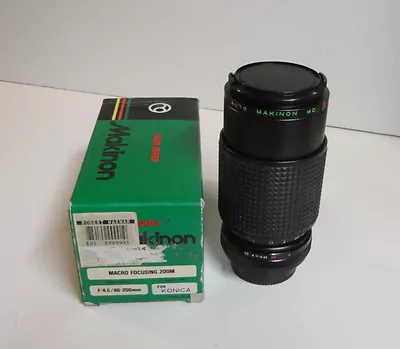 Makinon F:4.5 80-200mm Macro Focusing Zoom Lens For Konica • $12.50