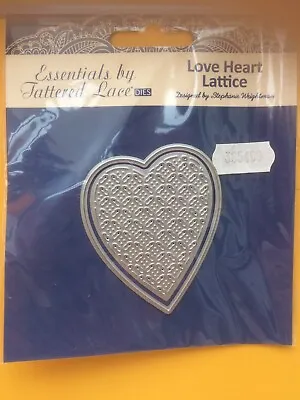 Tattered Lace Love Heart Lattice Die • £3.99