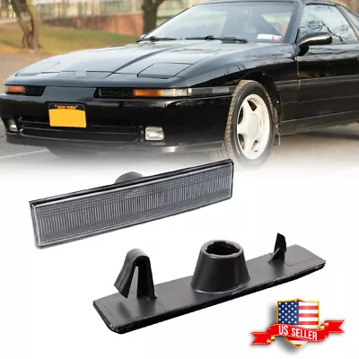 Clear Lens Front Bumper Side Marker Signal Light For 1987-1992 Toyota Supra Mk.3 • $17.99