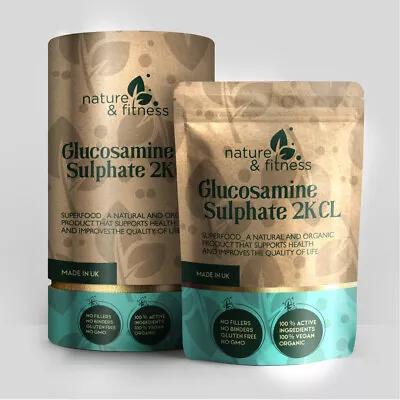 £39.99 • Buy Glucosamine Sulphate 2KCl 1520mg Per Serving Joints & Bone Supports Capsules