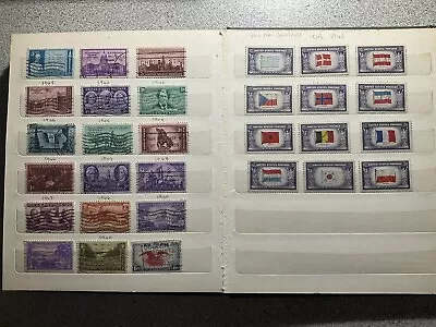 United States - 30 X Used Stamps 1940’s • $6.50