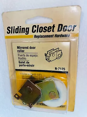 Sliding Closet Door Replacement Hardware Prime Line N-7125 Mirrored Door Roller • $15.64