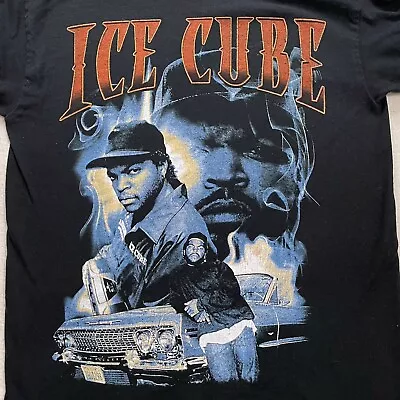 Ice Cube Black T Shirt Sz Small NWA Predator Death Certificate Lethal Injection • $5.99