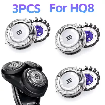 HQ8 Replacement Heads For Philips Norelco Aquatec Shavers HQ8 Heads -(Pack Of 3) • $8.83