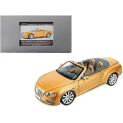 Paragon 1/18 Diecast Car 2016 Bentley Continental GT Convertible LHD Sunburst • $208.48