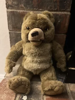 Maurice Sendak Little Bear Talks And Laughs Plush Stuffed Animal 15  Toy - Works • $25