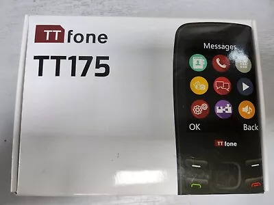TTfone TT175 2.4inch Sim Free Dual Sim Basic Simple Feature Mobile Phone Large • £14.99