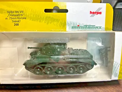 Roco Minitanks  268 Cromwell Tank With 75mm  Lima35 Original  1/87 • $16.95