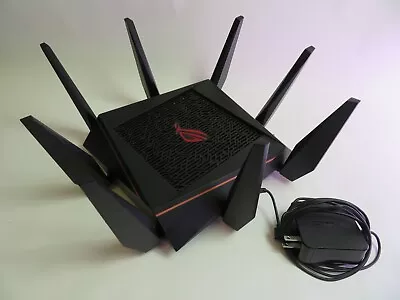 Asus Rapture Tri-band Wireless Gaming Router Gt-ac5300 8-port 2g/5g/5g Gaming • $149.99