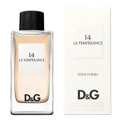 £39.89 • Buy Dolce&Gabbana LA TEMPERANCE 14 Pour Femme Eau De Toilette Spray 100ml EDT Spray